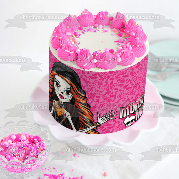 Monster High Skelita Edible Cake Topper Image ABPID03832