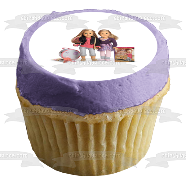 American Girl Grace Thomas and Isabelle Edible Cake Topper Image ABPID03854