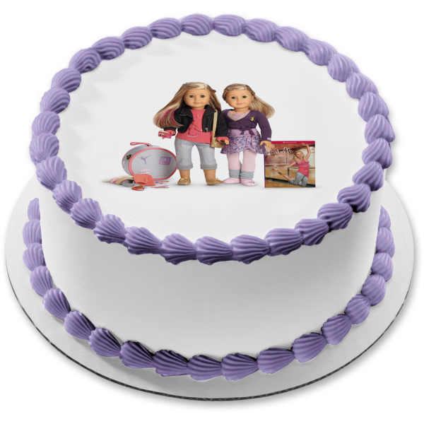 American Girl Grace Thomas and Isabelle Edible Cake Topper Image ABPID03854