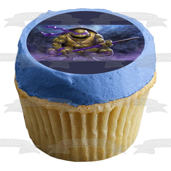 Teenage Mutant Ninja Turtles Donatello Bo Edible Cake Topper Image ABPID03721