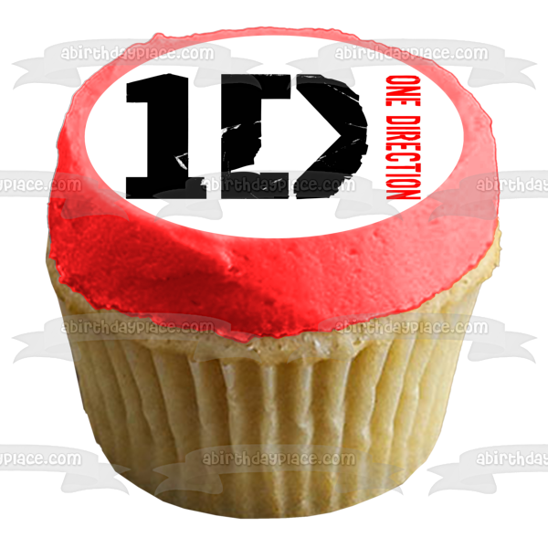 One Direction Logo 1d Edible Cake Topper Image ABPID03895