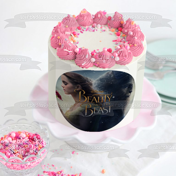 Beauty and the Beast Belle Edible Cake Topper Image ABPID03919