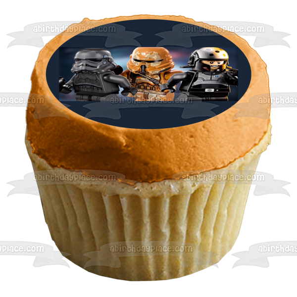 Star Wars LEGO Stormtroopers Edible Cake Topper Image ABPID03774