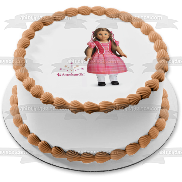 American Girl Marie-Grace Gardner Edible Cake Topper Image ABPID03783