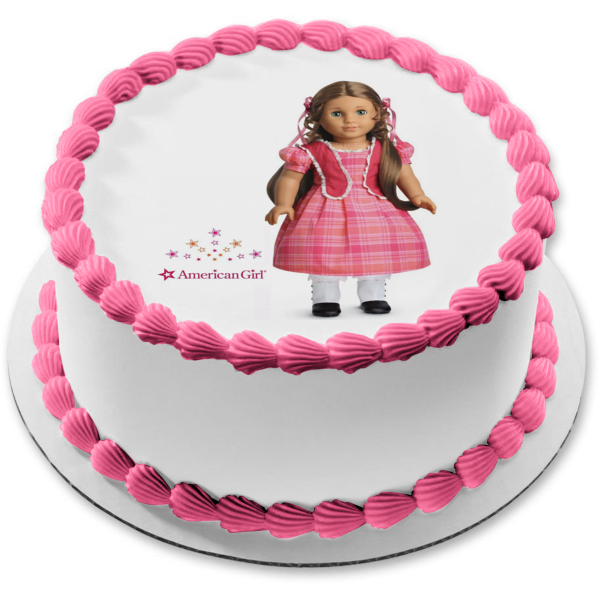 American Girl Marie-Grace Gardner Edible Cake Topper Image ABPID03783