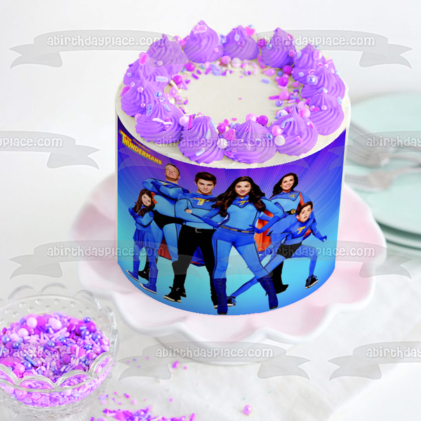 The Thundermans Phoebe Max Nora Billy Barb and Hank Edible Cake Topper Image ABPID03794