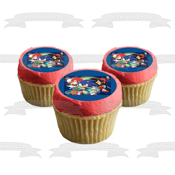 Sega Sonic X Sonic the Hedgehog Knuckles Edible Cake Topper Image ABPI – A  Birthday Place