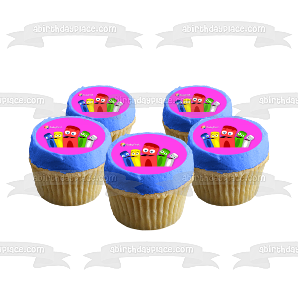 Color Crew All About Colors Blue Yellow Red Green and White Edible Cake Topper Image ABPID04035