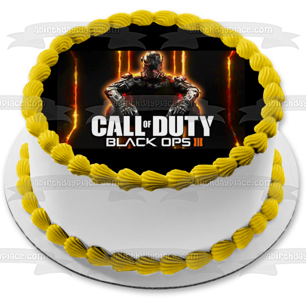 Call of Duty Black Ops 3 Edible Cake Topper Image ABPID04059