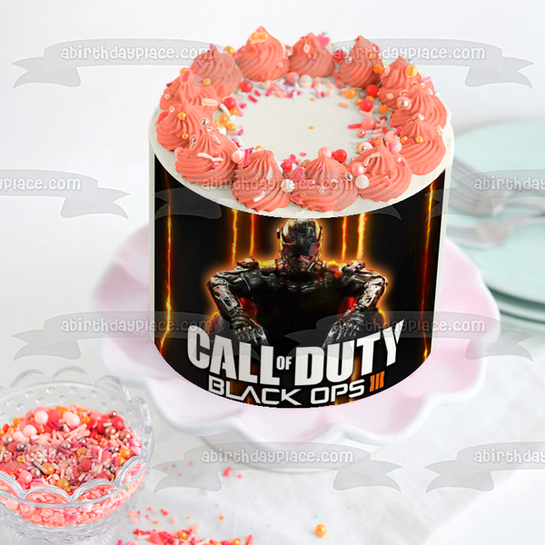 Call of Duty Black Ops 3 Edible Cake Topper Image ABPID04059