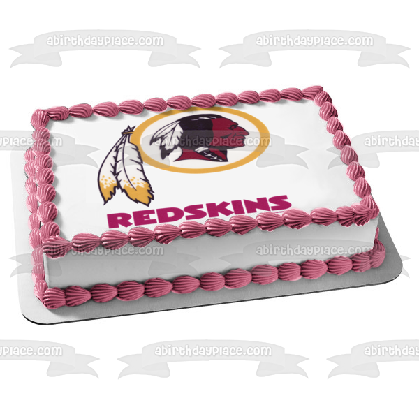 Washington Redskins Professional American Football Washington NFL Edible Cake Topper Image ABPID04171