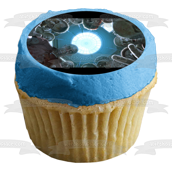 Dead Rising Circle of Zombies Attacking Edible Cake Topper Image ABPID04095