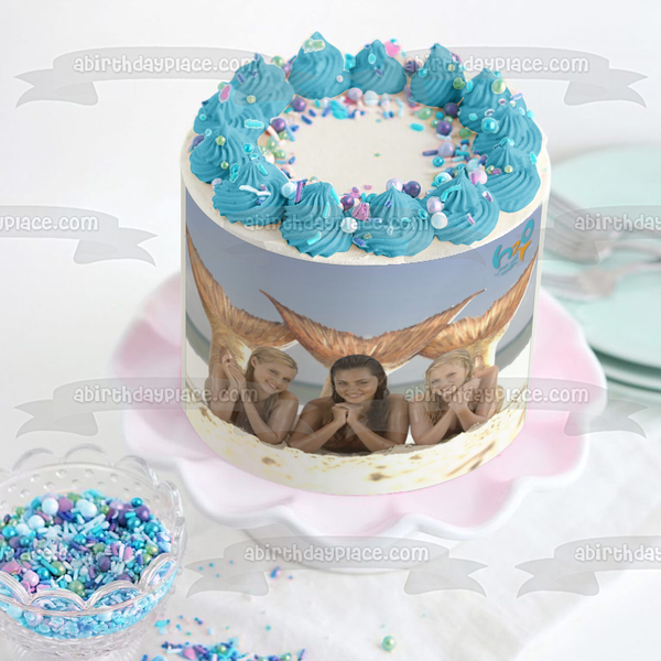 H20 Just Add Water Mermaids Edible Cake Topper Image ABPID04320