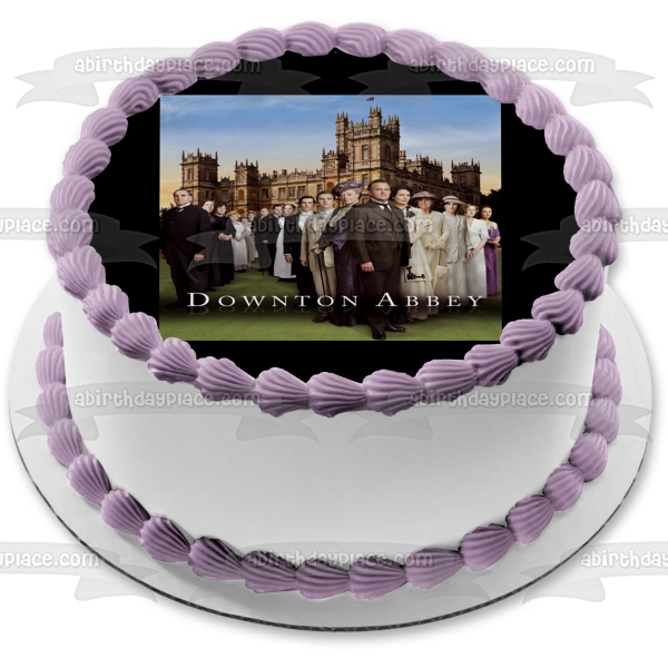 Downton Abbey Robert Crawley and John Bates Edible Cake Topper Image ABPID04239