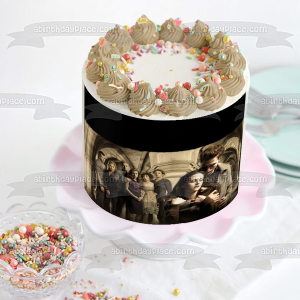 The Twilight Saga New Moon Bella Swan and Edward Cullen Edible Cake Topper Image ABPID04270