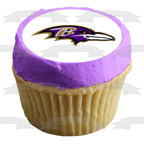 Baltimore Ravens Professional American Football Team Edible Cake Topper Image ABPID04271