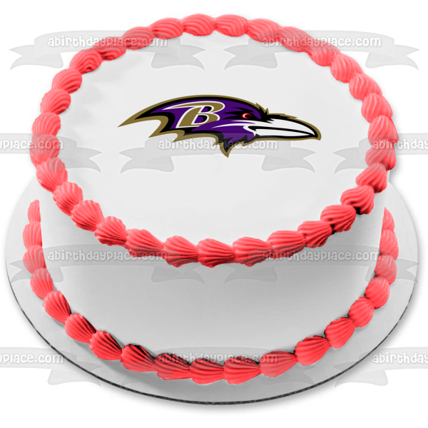 Baltimore Ravens Professional American Football Team Edible Cake Topper Image ABPID04271