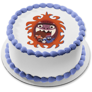 Foster's Home for Imaginary Friends Mac Bloo and Eduardo Edible Cake Topper Image ABPID04383