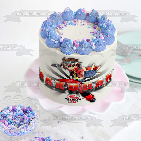 Bakugan Battle Brawlers Dan Kuso Edible Cake Topper Image ABPID04563