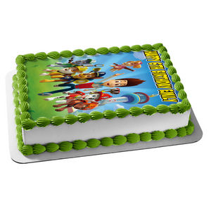 Paw Patrol Ryder Chase Zuma Skye Marshall Rocky and Rubble Edible Cake Topper Image ABPID04573