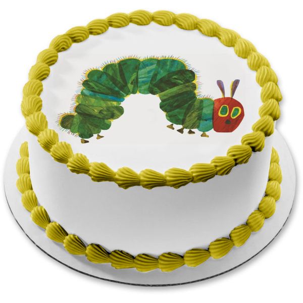 The Very Hungry Caterpillar Eric Carle Edible Cake Topper Image ABPID04602