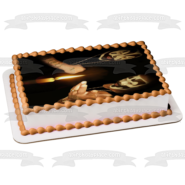Insane Clown Posse Icp Violent J Shaggy 2 Dope Candle Edible Cake Topper Image ABPID04627