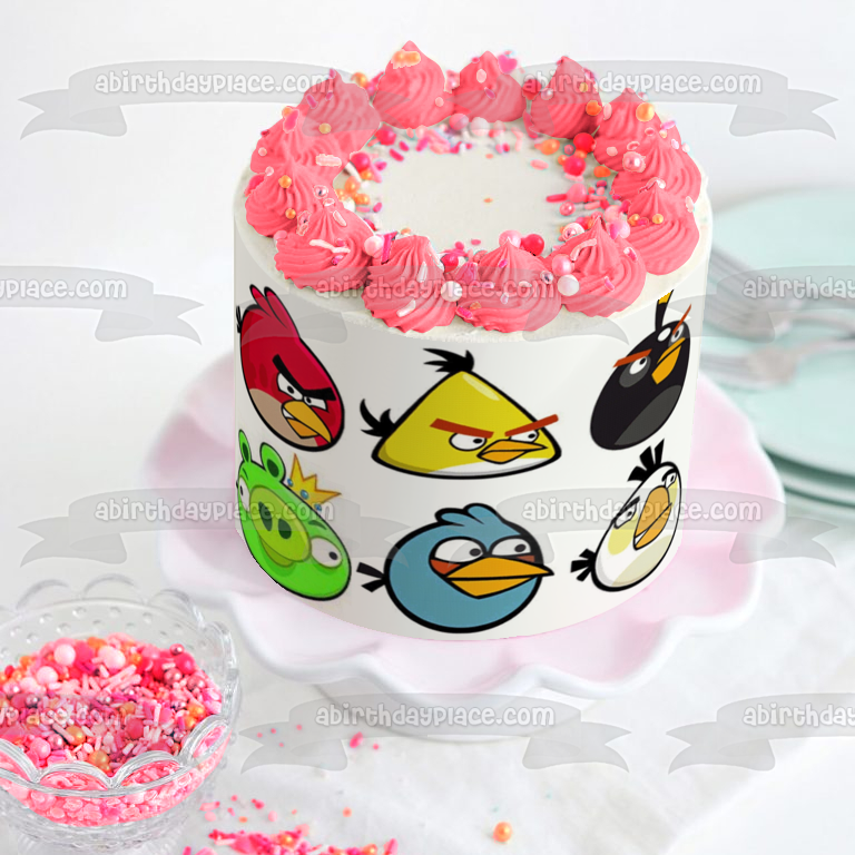 Angry Birds Cake for 4th Birthday | Byrdie Girl Custom Cakes