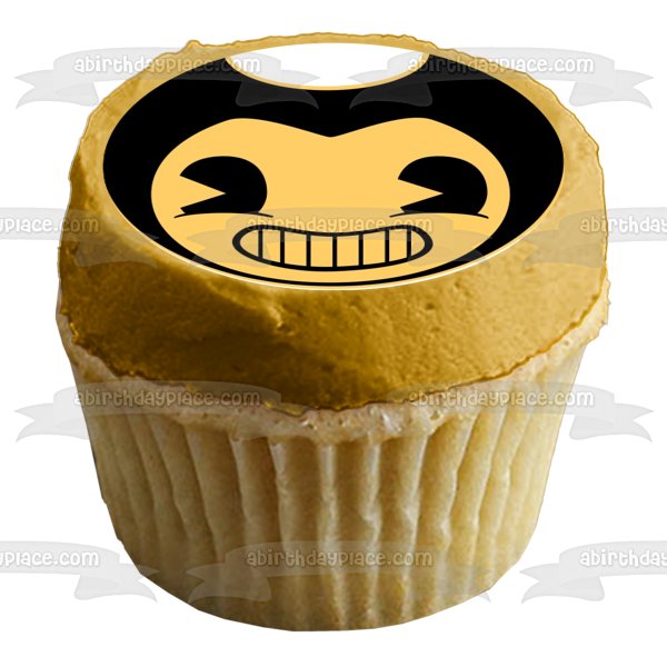 Bendy and the Ink Machine Video Game Logo Edible Cake Topper Image ABPID04667