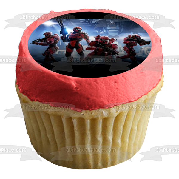 Halo 5 Guardians Spartans Edible Cake Topper Image ABPID04763