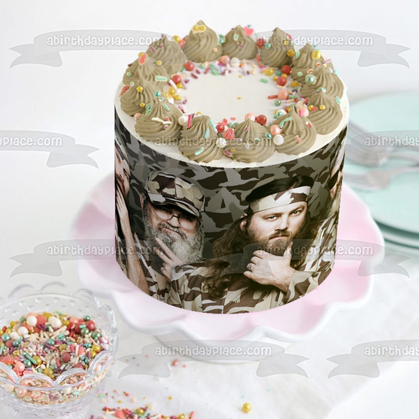 Duck Dynasty Phil Willie Si and Jep Robertson Edible Cake Topper Image ABPID04683
