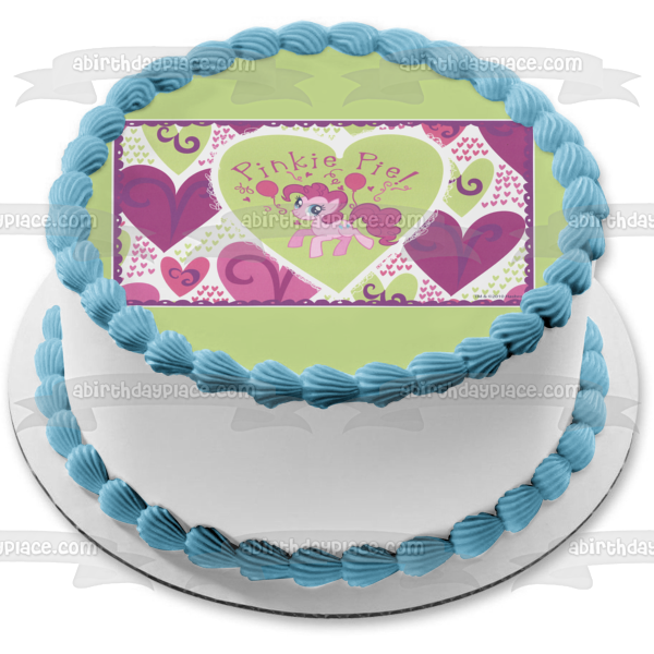 My Little Pony Pinkie Pie Edible Cake Topper Image ABPID04690