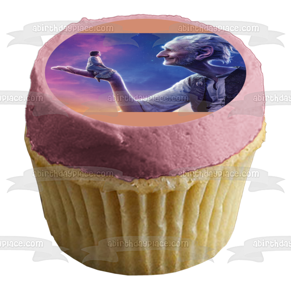 The BFG the Big Friendly Giant and Sophie Roald Dahl Edible Cake Topper Image ABPID04811