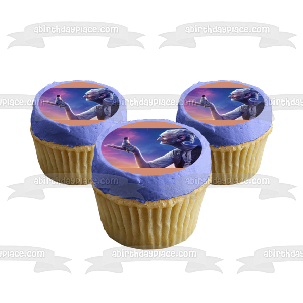 The BFG the Big Friendly Giant and Sophie Roald Dahl Edible Cake Topper Image ABPID04811