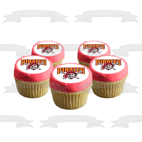 Pittsburgh Pirates Logo American Professional Baseball Team Pittsburgh Pennsylvania Edible Cake Topper Image ABPID04933