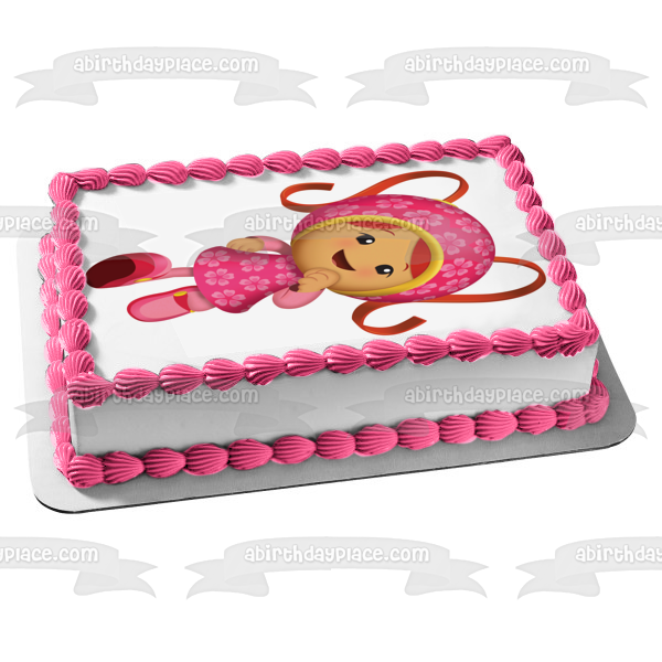 Team Umizoomi Millie Measure Pink Girl Edible Cake Topper Image ABPID04935