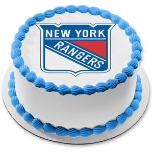 New York Rangers Professional Ice Hockey Team New York City Edible Cake Topper Image ABPID04840