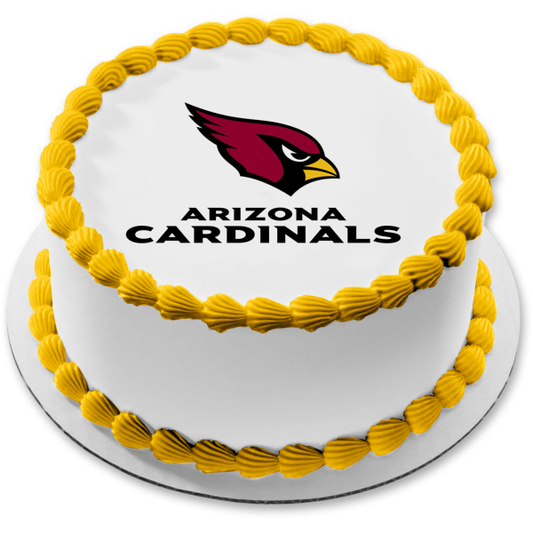 Imagen comestible para tarta con logotipo de la NFL de fútbol americano profesional de los Arizona Cardinals ABPID04858 