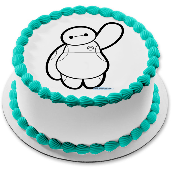 Big Hero 6 Baymax Inflated Edible Cake Topper Image ABPID04876