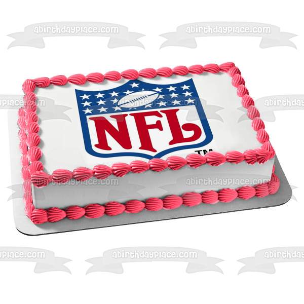 Professional American Football NFL Logo Edible Cake Topper Image ABPID04884