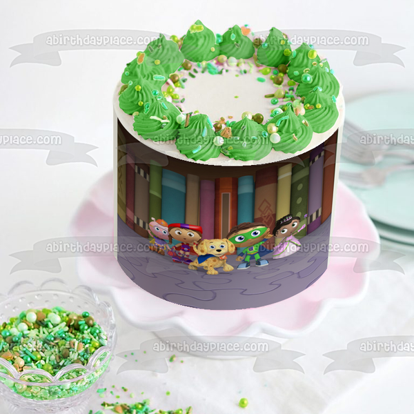 Super Why Woofster Princess Presto Little Red Riding Hood and Littlest Pig Edible Cake Topper Image ABPID05005