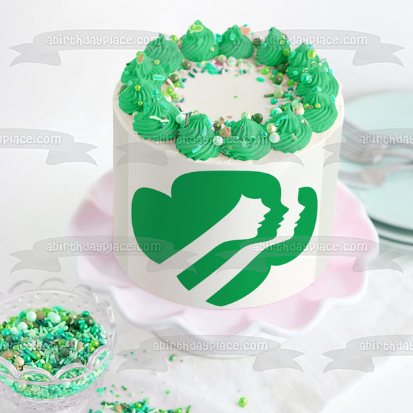 Girl Scouts of America Emblem Edible Cake Topper Image ABPID05007