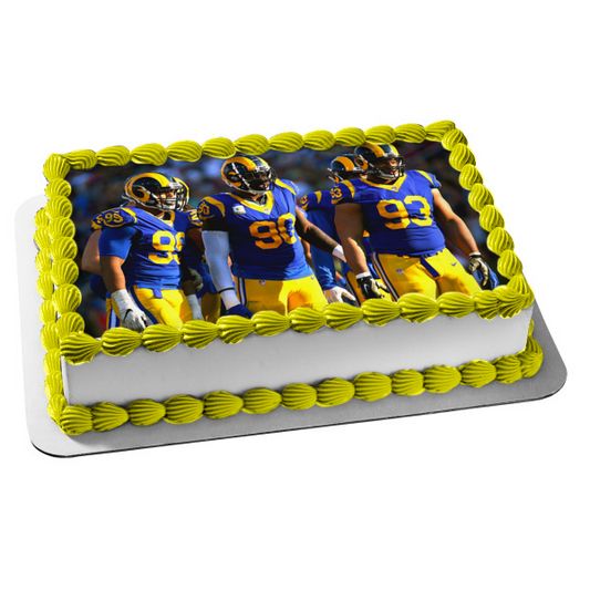 Imagen comestible para decoración de tarta de Los Angeles Chargers ABPID55195 