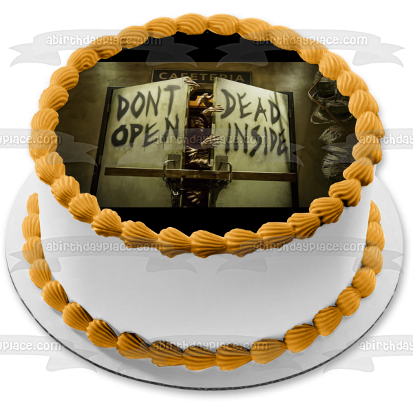 The Walking Dead Zombies Escaping Edible Cake Topper Image ABPID05161
