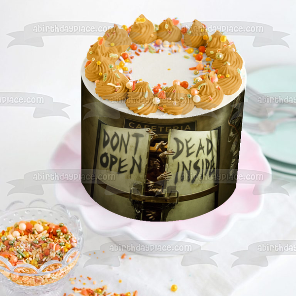 The Walking Dead Zombies Escaping Edible Cake Topper Image ABPID05161