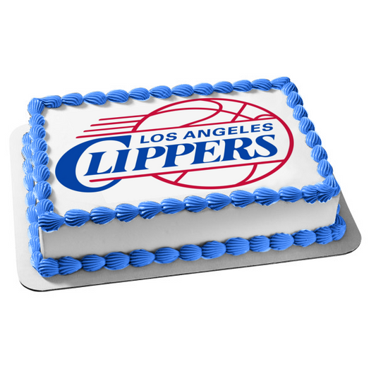 Imagen comestible para tarta con logotipo de Los Angeles Clippers de la NBA ABPID05228 