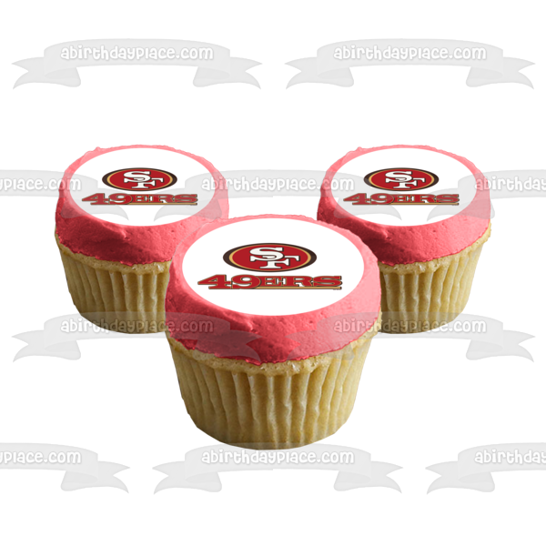San Francisco 49ers Professional American Football NFL Edible Cake Top – A  Birthday Place