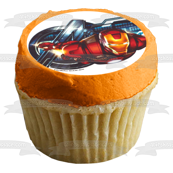 Iron Man Tony Stark Edible Cake Topper Image ABPID05278