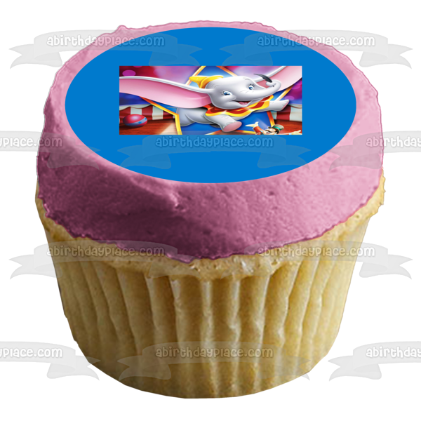 Dumbo Ringmaster Star Ball Edible Cake Topper Image ABPID05283