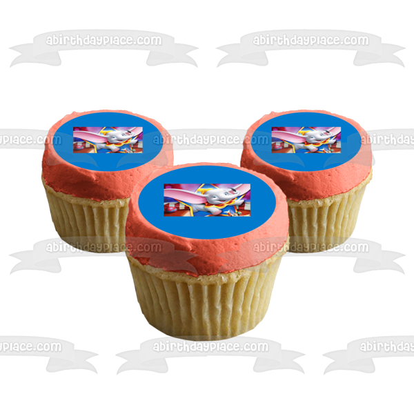 Dumbo Ringmaster Star Ball Edible Cake Topper Image ABPID05283