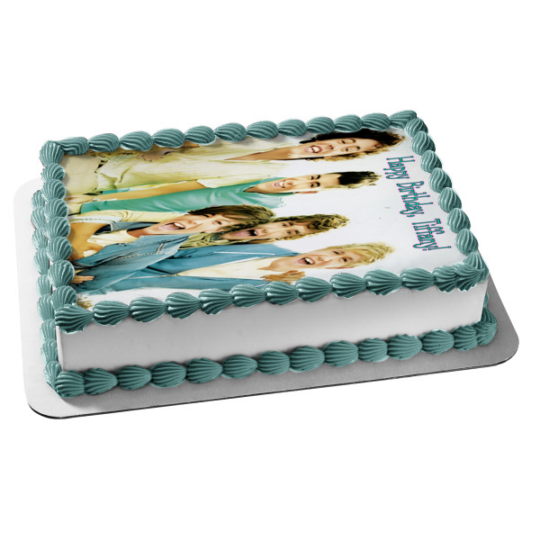 One Direction Niall Horan Liam Payne Harry Styles Louis Tomlinson and Zayn Malik Edible Cake Topper Image ABPID05393